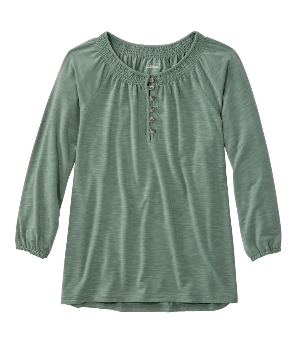 L.L.Bean Sale | Women's Camden Hills Tee, Three-Quarter-Sleeve