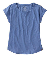 L.L.Bean US | Women's Streamside Tee, Short-Sleeve Ruched Crew