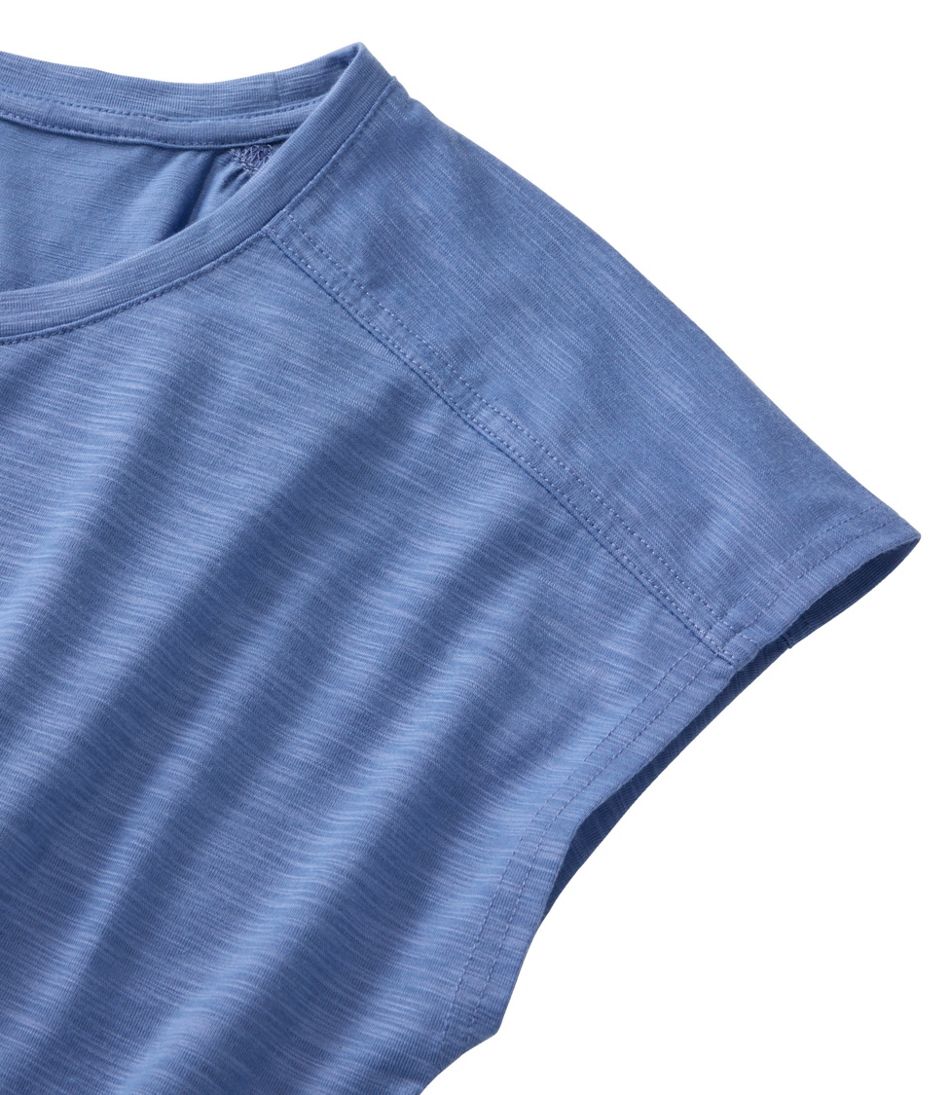 L.L.Bean US | Women's Streamside Tee, Short-Sleeve Ruched Crew