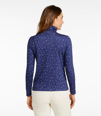 L.L.Bean Outlet | Women's Pima Cotton Turtleneck, Long-Sleeve Print