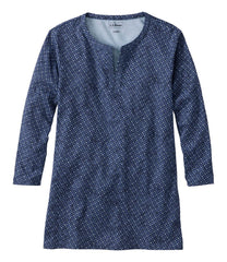 L.L.Bean For Sale | Women's Tee, Three-Quarter-Sleeve Splitneck Tunic Print