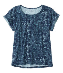 L.L.Bean Sale | Women's Camden Hills Tee, Short-Sleeve Print