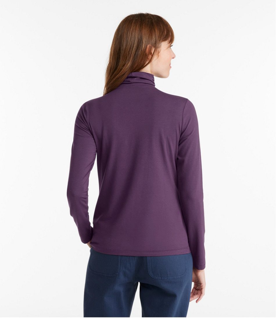 L.L.Bean For Sale | Women's Soft Stretch Supima-Blend Tee, Turtleneck
