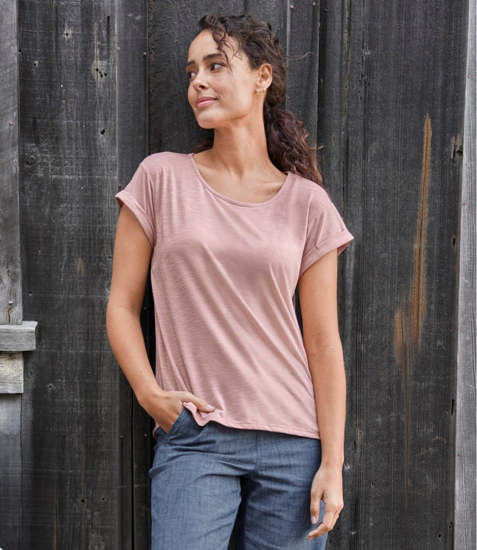 L.L.Bean New | Women's Camden Hills Tee, Short-Sleeve