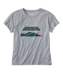 L.L.Bean | Women's Vista Camp Tee, Short-Sleeve Graphic Crew