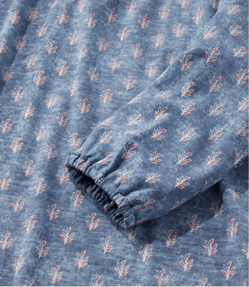 L.L.Bean Discount | Women's Camden Hills Tee, Three-Quarter-Sleeve Print