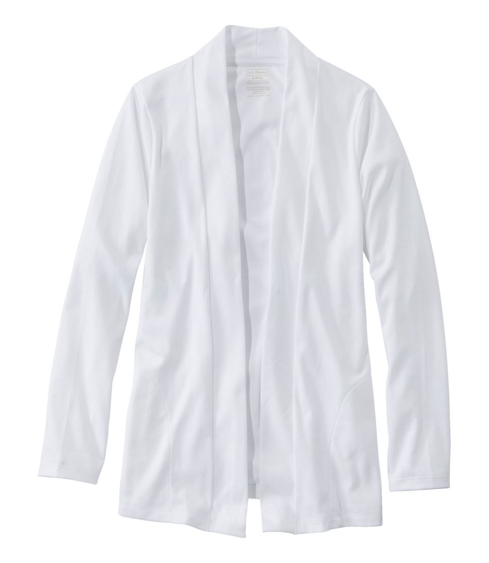 L.L.Bean For Sale | Women's Pima Cotton Open Cardigan, With Pockets
