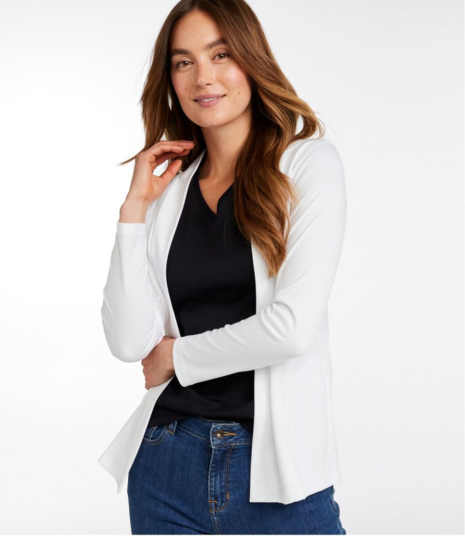 L.L.Bean For Sale | Women's Pima Cotton Open Cardigan, With Pockets