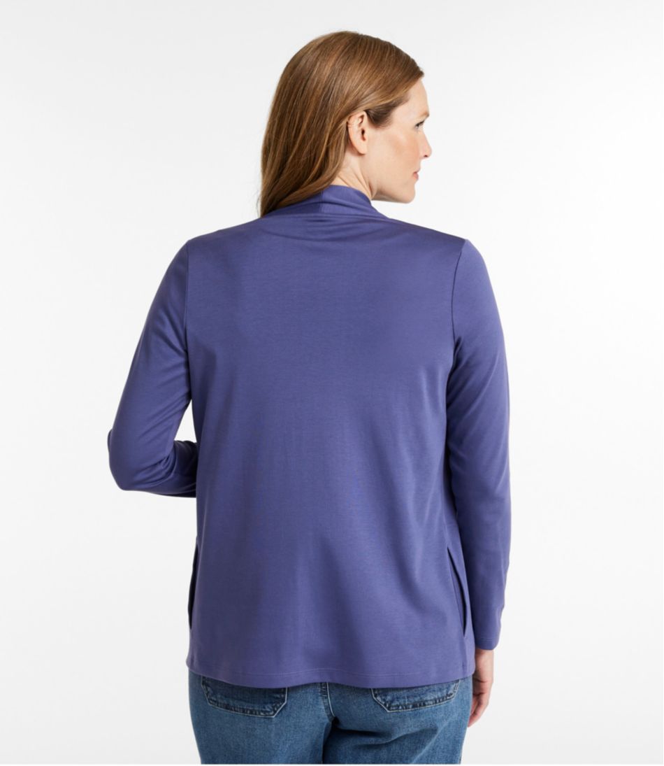 L.L.Bean For Sale | Women's Pima Cotton Open Cardigan, With Pockets