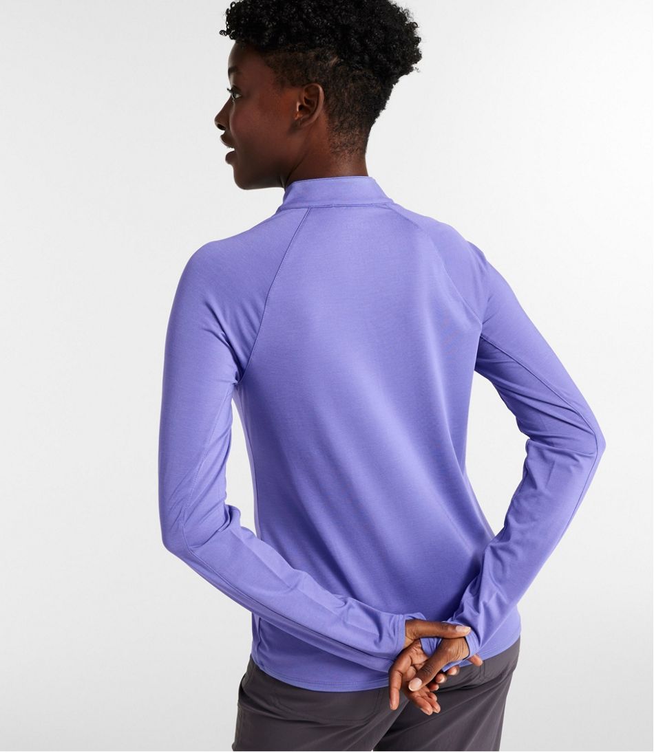 L.L.Bean US | Women's Access Trail Pullover, Long-Sleeve Quarter-Zip