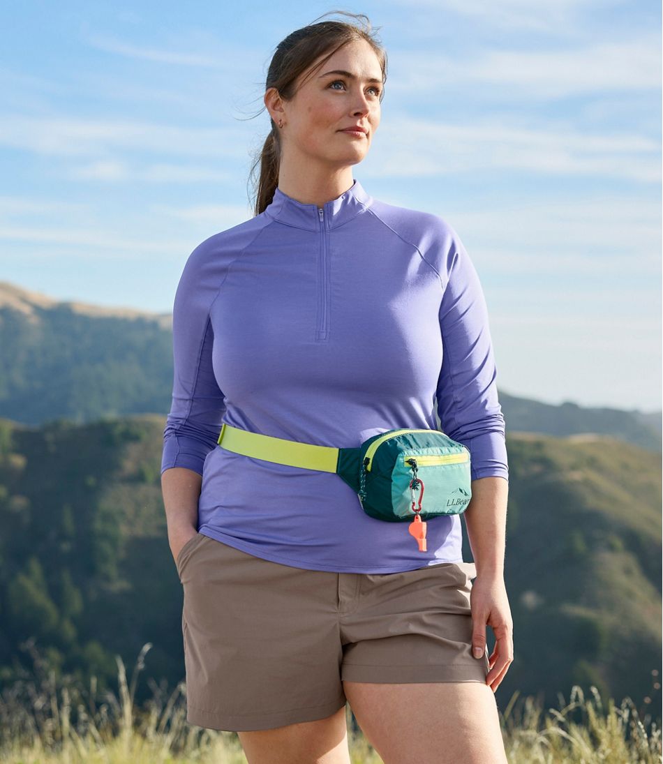 L.L.Bean US | Women's Access Trail Pullover, Long-Sleeve Quarter-Zip