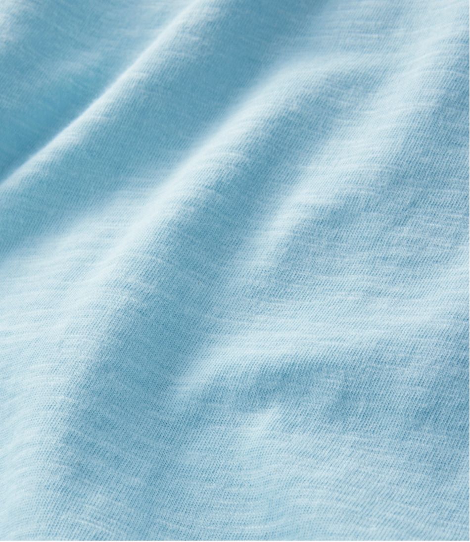 L.L.Bean Outlet | Women's Organic Cotton Tee, V-Neck Cap-Sleeve