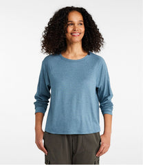 L.L.Bean Sale | Women's Movement Essential Tee, Long-Sleeve Cropped