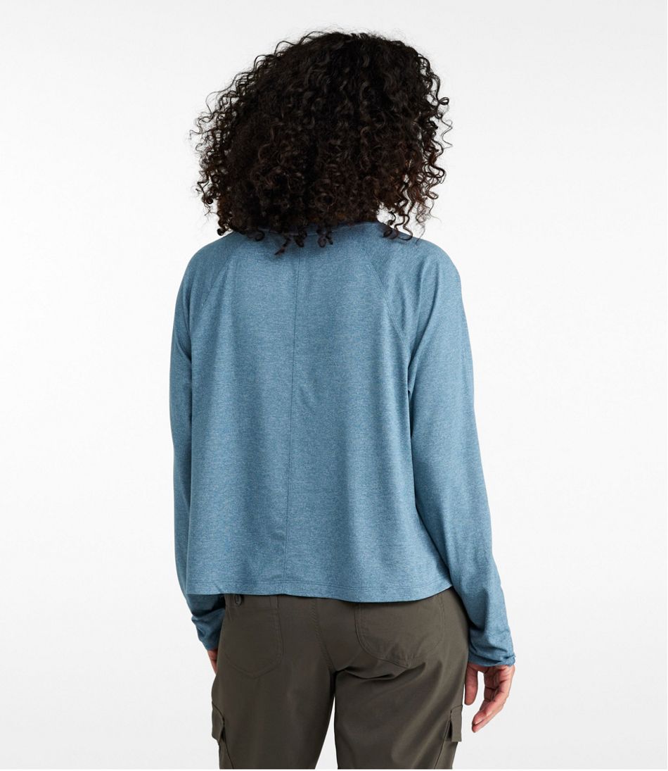 L.L.Bean Sale | Women's Movement Essential Tee, Long-Sleeve Cropped