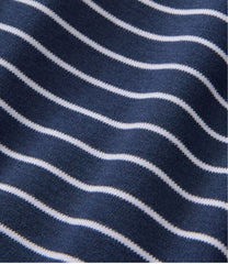 L.L.Bean New | Women's Pima Cotton Tee, Short-Sleeve Crewneck Stripe