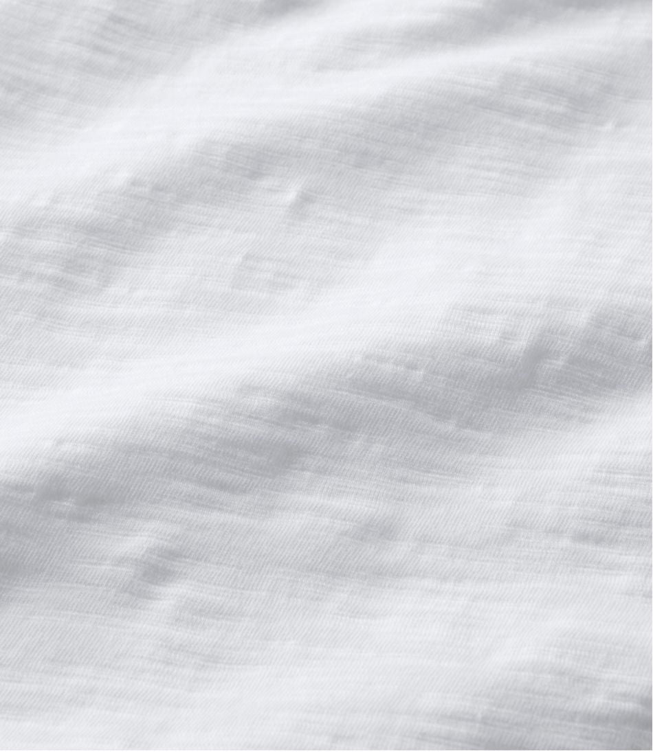 L.L.Bean Discount | Women's Signature Slub Tee, Short-Sleeve Henley