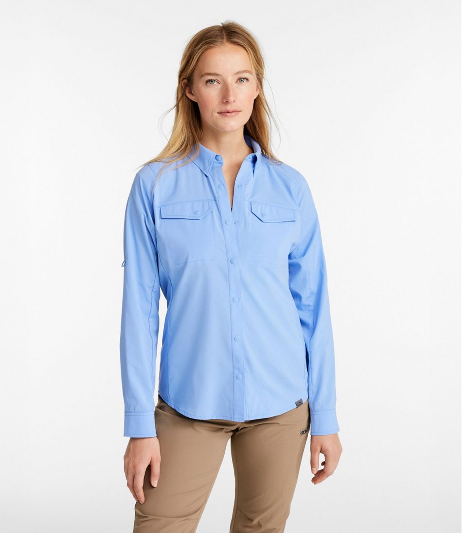 L.L.Bean Sale | Women's Tropicwear CoolPro Fishing Shirt, Long-Sleeve