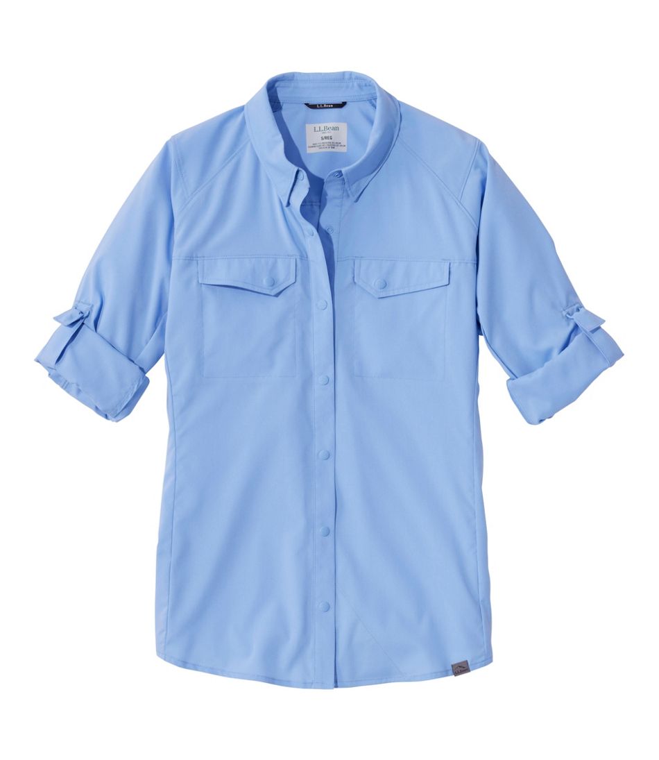 L.L.Bean Sale | Women's Tropicwear CoolPro Fishing Shirt, Long-Sleeve