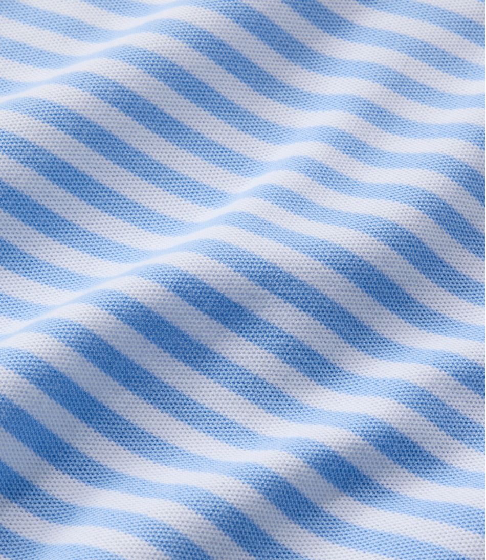 L.L.Bean New | Women's Premium Double L Polo, Short-Sleeve Relaxed Fit Stripe