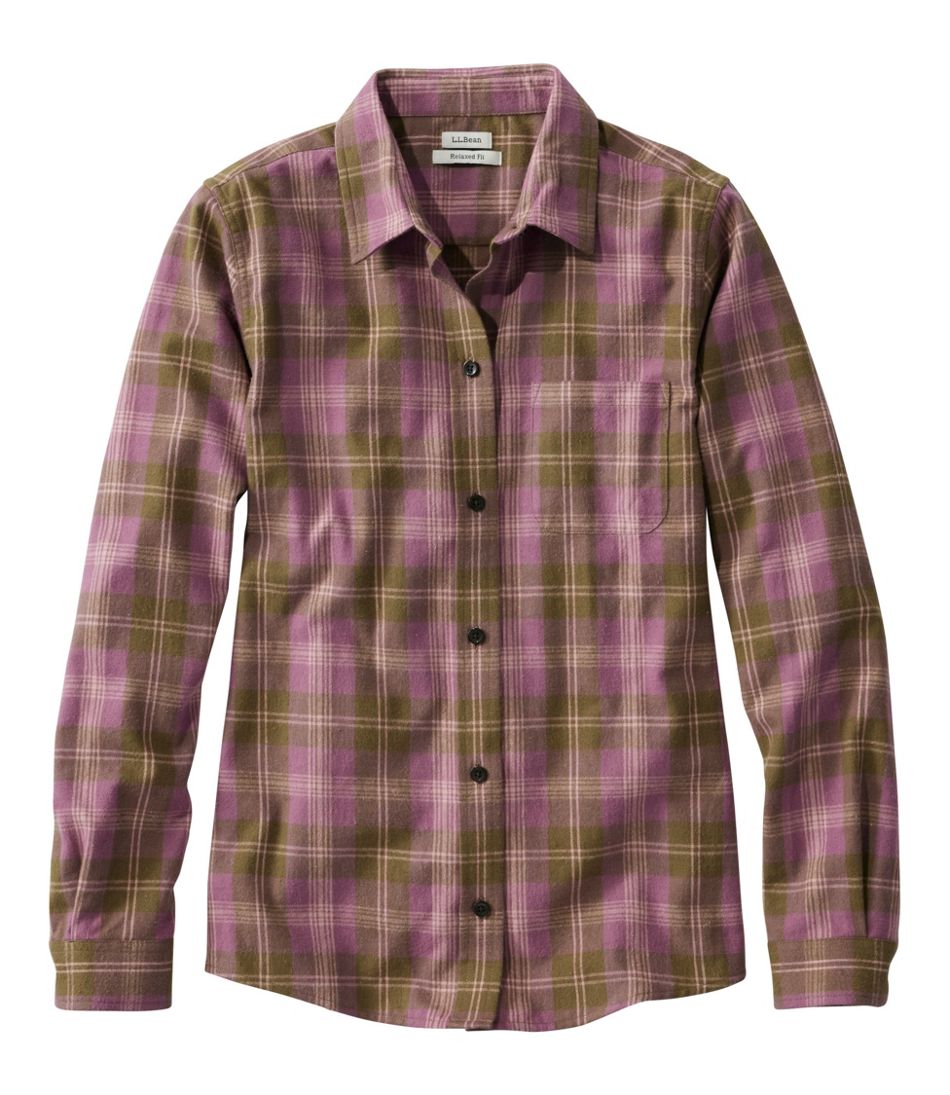 L.L.Bean Discount | Women's Scotch Plaid Flannel Shirt, Relaxed