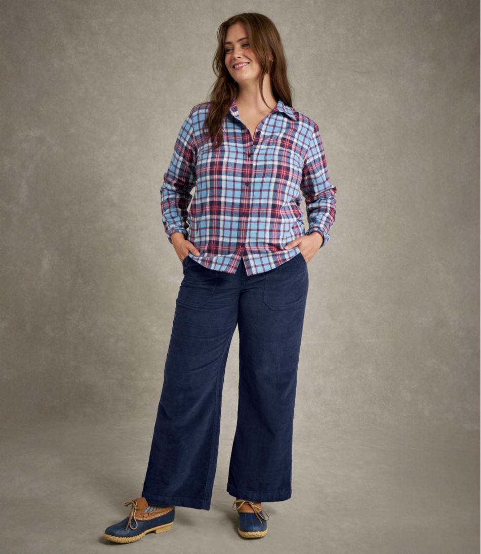 L.L.Bean Discount | Women's Scotch Plaid Flannel Shirt, Relaxed