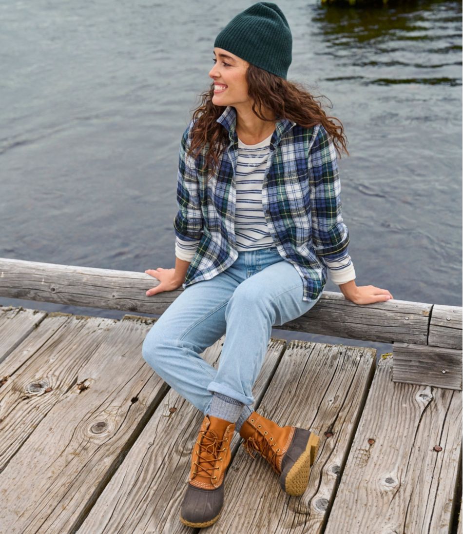 L.L.Bean Discount | Women's Scotch Plaid Flannel Shirt, Relaxed