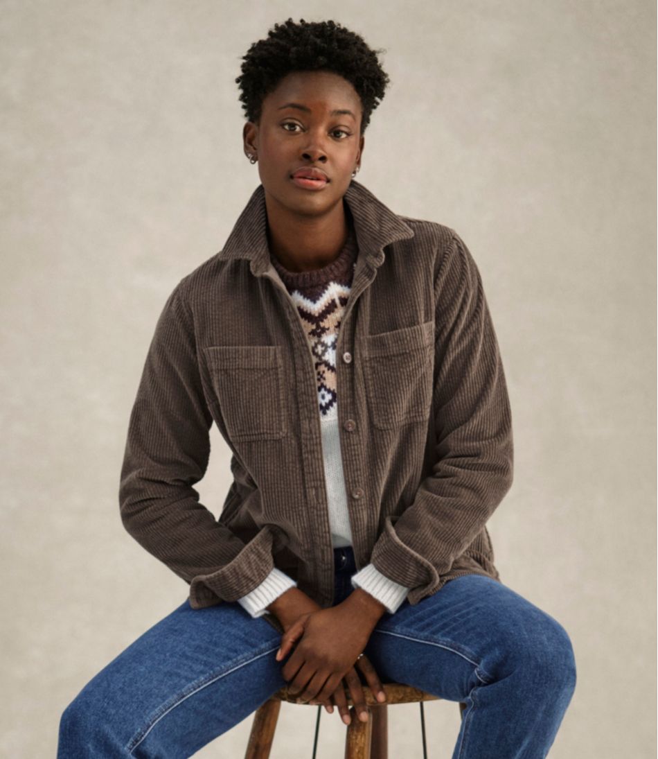 L.L.Bean Sale | Women's Comfort Corduroy Relaxed Shirt