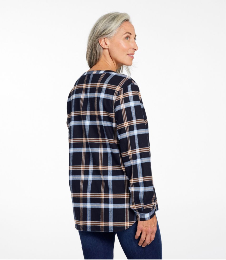 L.L.Bean For Sale | Women's Whisperweight Flannel Popover Shirt