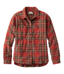 L.L.Bean US | Women's Scotch Plaid Flannel Shirt, Boyfriend