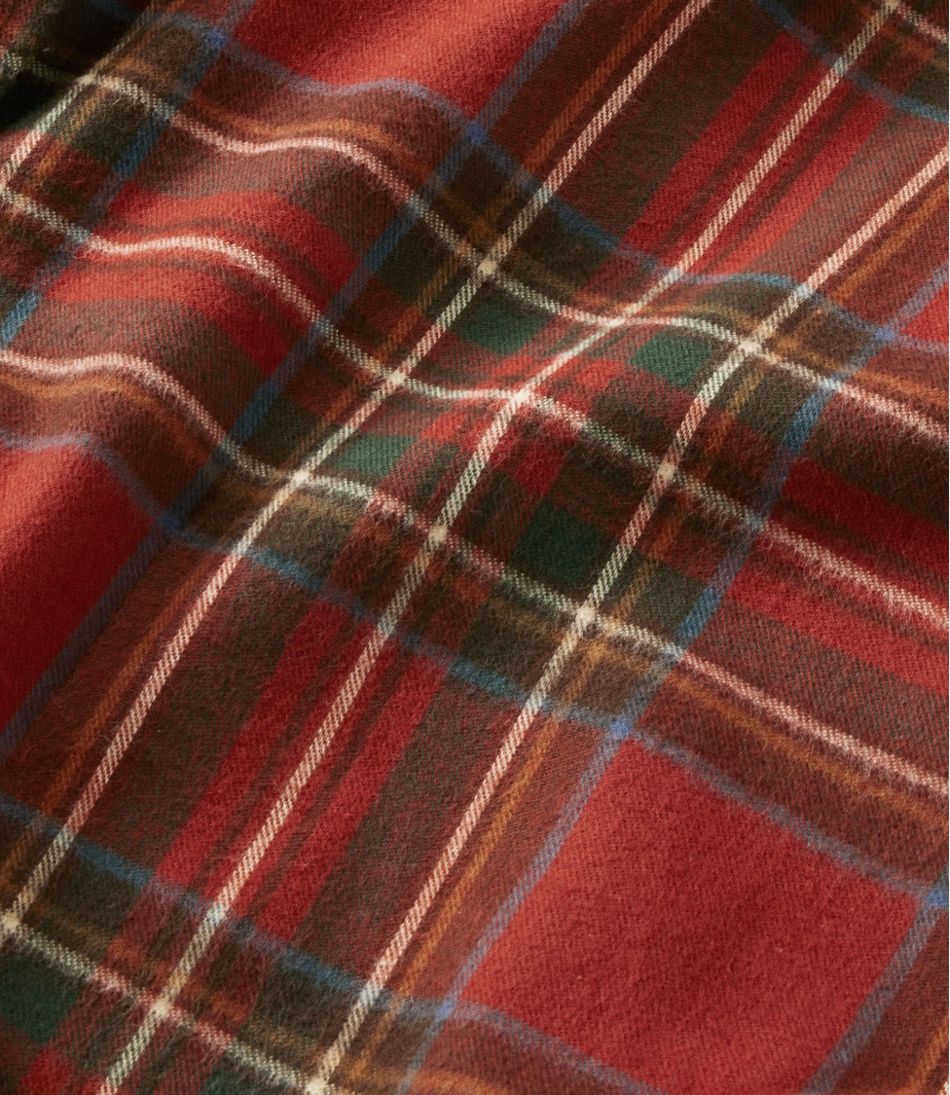 L.L.Bean US | Women's Scotch Plaid Flannel Shirt, Boyfriend