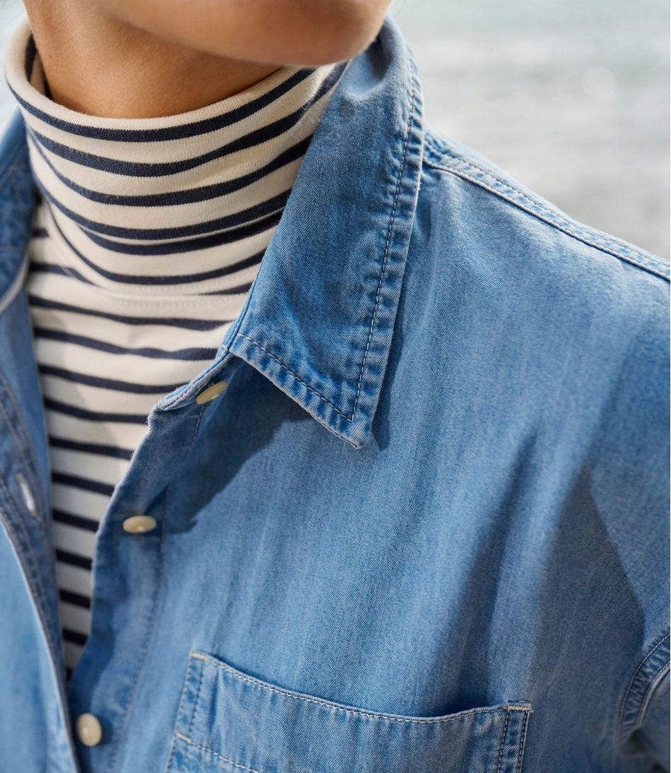 L.L.Bean Discount | Women's Denim Boyfriend Shirt