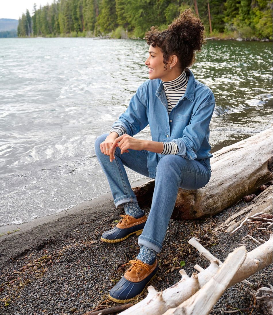 L.L.Bean Discount | Women's Denim Boyfriend Shirt