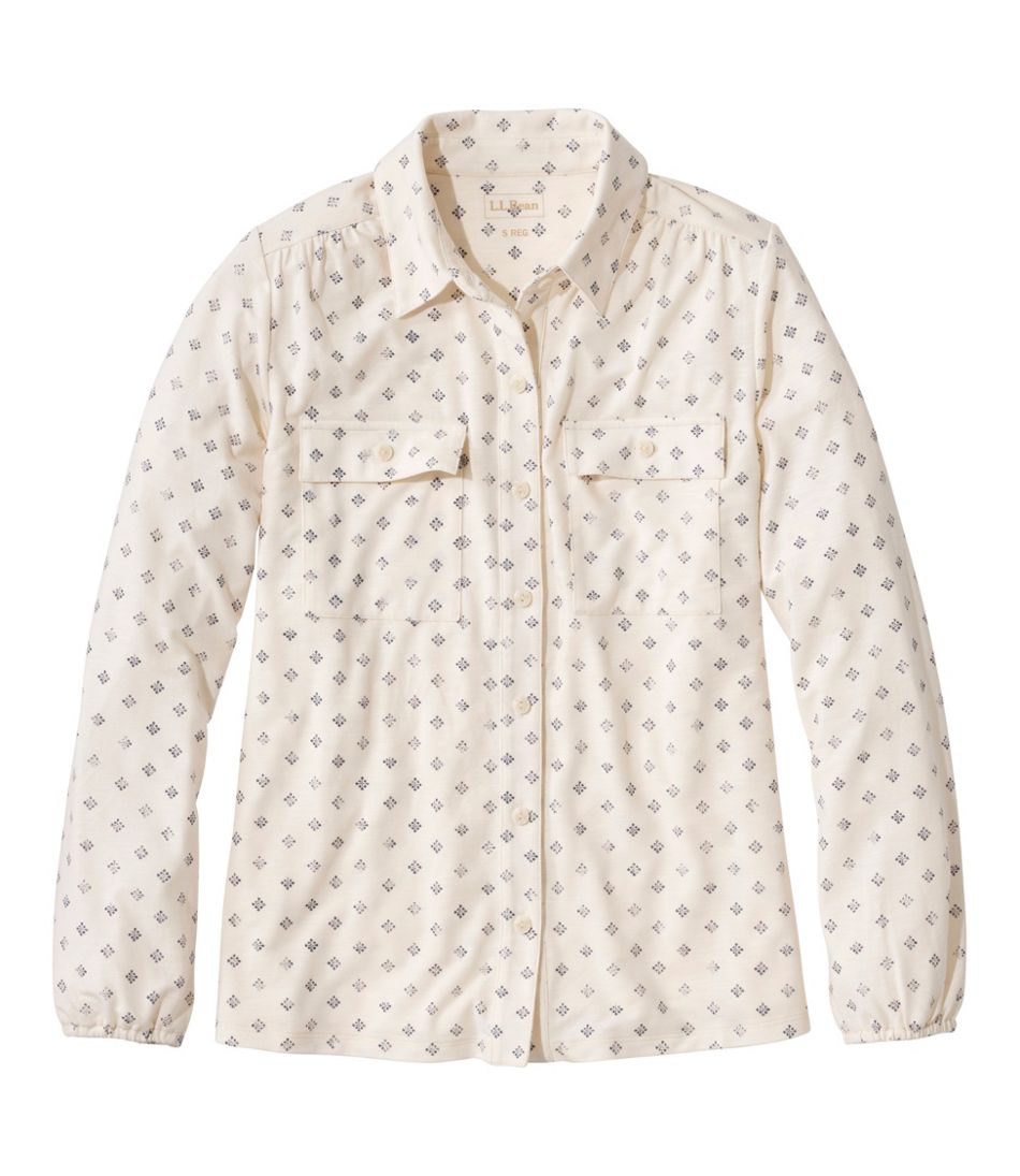 L.L.Bean Outlet | Women's Camden Hills Button Front Shirt, Print