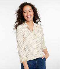 L.L.Bean Outlet | Women's Camden Hills Button Front Shirt, Print