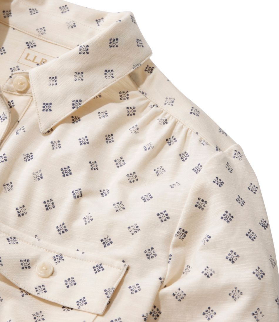 L.L.Bean Outlet | Women's Camden Hills Button Front Shirt, Print