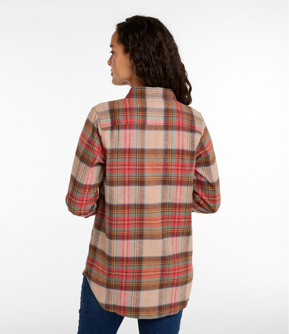 L.L.Bean Sale | Women's Scotch Plaid Flannel Shirt, Tunic
