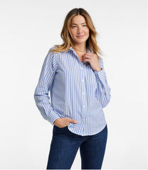L.L.Bean US | Women's Essential Cotton Poplin Shirt, Long-Sleeve
