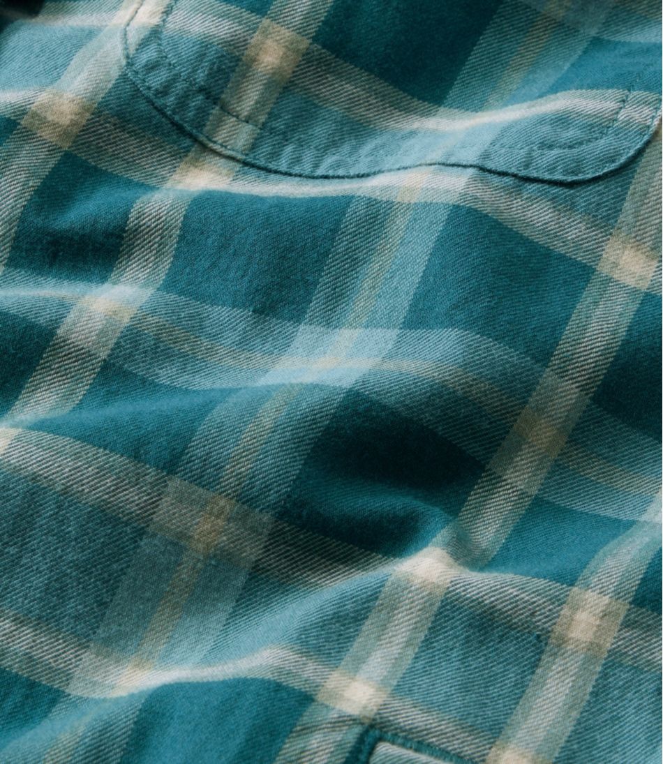 L.L.Bean Outlet | Women's Fleece-Lined Flannel Shirt, Snap-Front Plaid