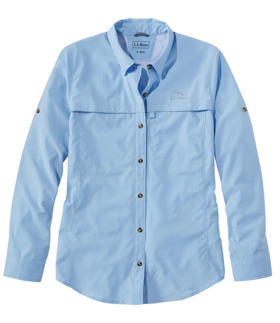 L.L.Bean Sale | Women's Tropicwear Shirt, Long-Sleeve