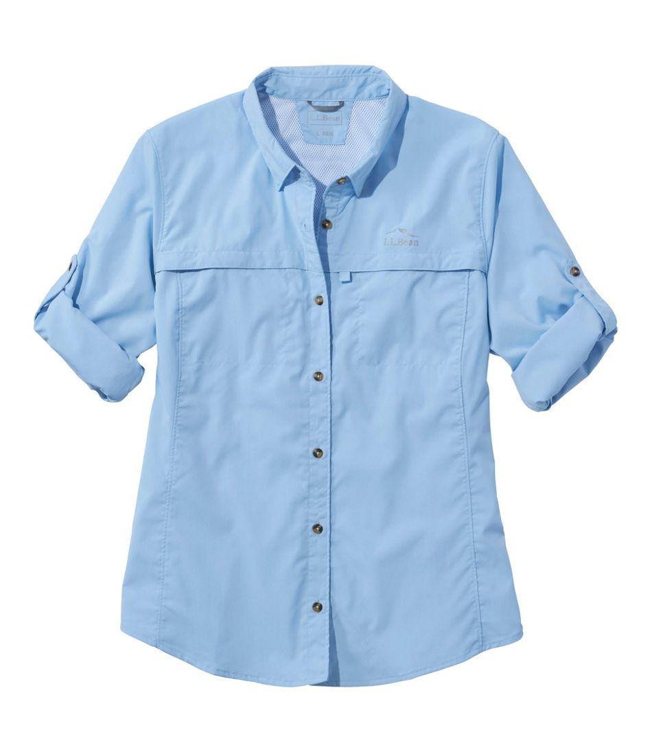 L.L.Bean Sale | Women's Tropicwear Shirt, Long-Sleeve