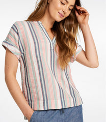 L.L.Bean New | Women's Cloud Gauze Shirt, Short-Sleeve