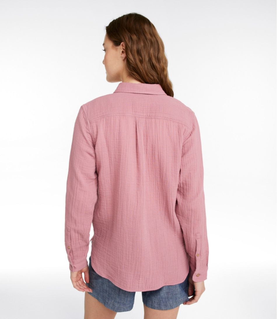L.L.Bean | Women's Cloud Gauze Shirt, Long-Sleeve