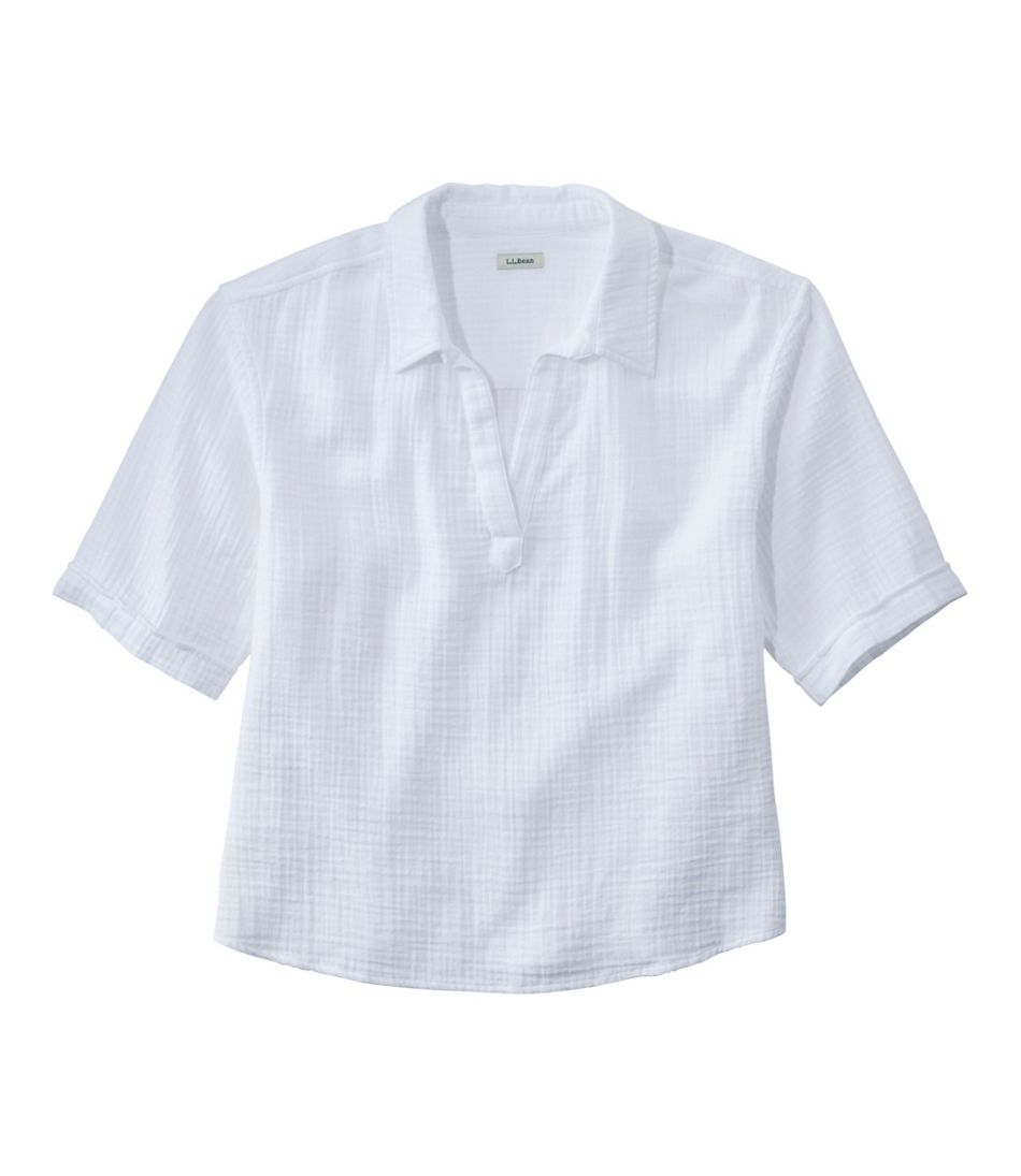 L.L.Bean New | Women's Cloud Gauze Shirt, Polo