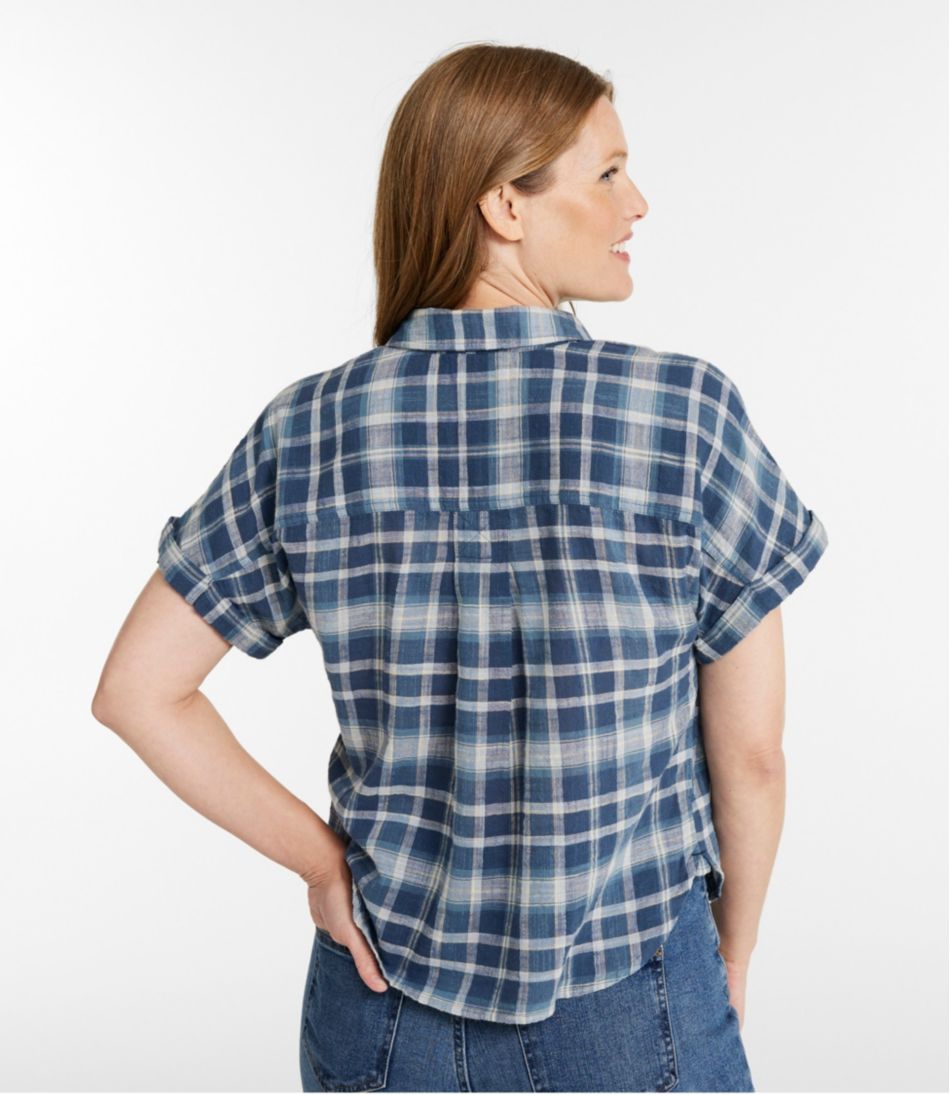 L.L.Bean For Sale | Women's Day Breeze Shirt, Short-Sleeve Button-Front