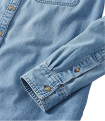 L.L.Bean Online | Women's L.L. Bean Heritage Washed Denim Shirt, Long-Sleeve