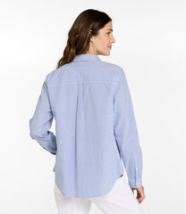 L.L.Bean Sale | Women's Vacationland Seersucker Shirt, Long-Sleeve