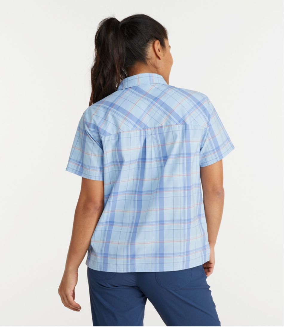 L.L.Bean Sale | Women's Everyday SunSmart® Woven Shirt, Short-Sleeve Plaid
