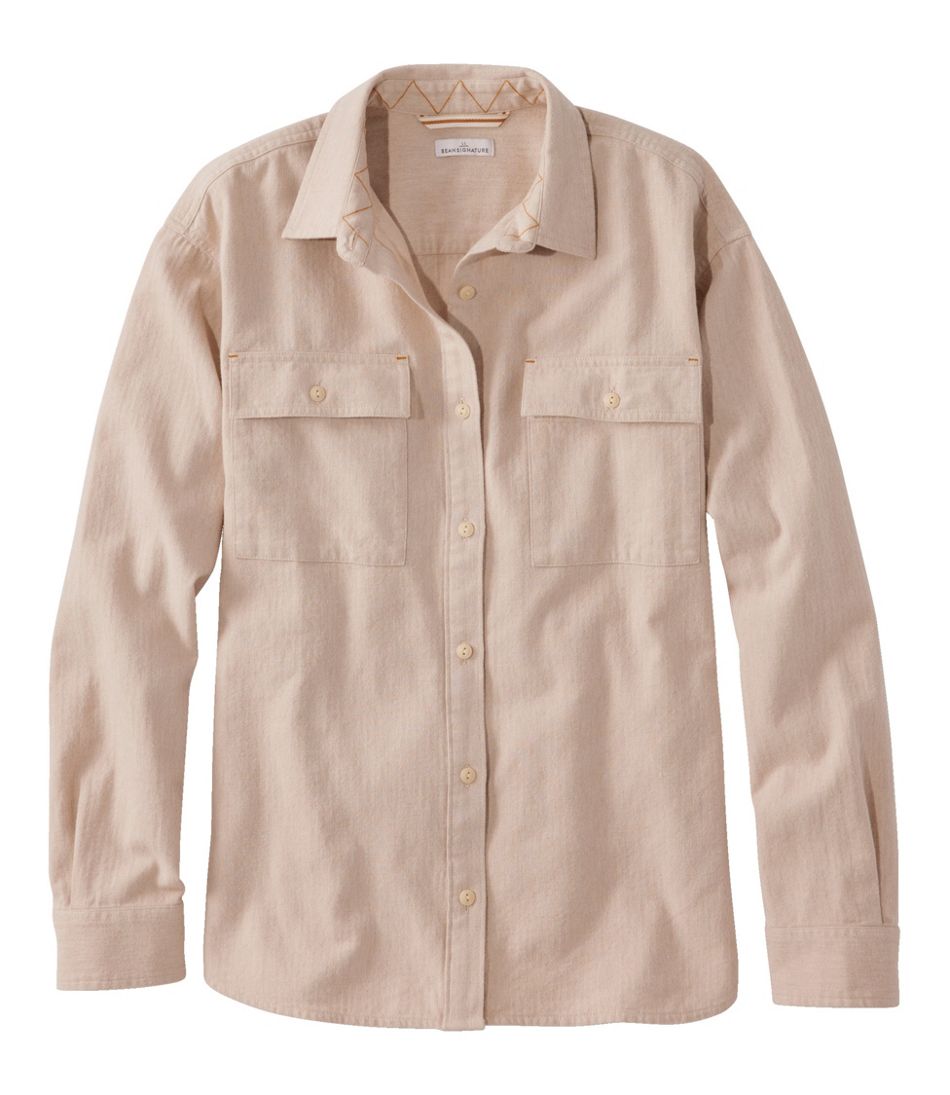 L.L.Bean For Sale | Women's Signature Camp Flannel Shirt, Heather