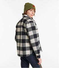 L.L.Bean Online | Women's Maine Guide Zip Front Jac-Shirt with Primaloft, Plaid