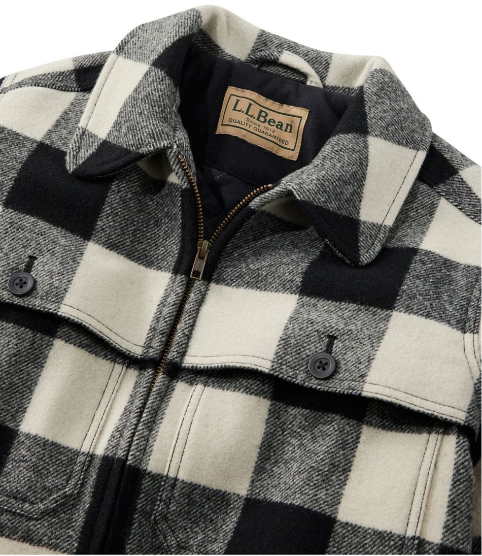 L.L.Bean Online | Women's Maine Guide Zip Front Jac-Shirt with Primaloft, Plaid
